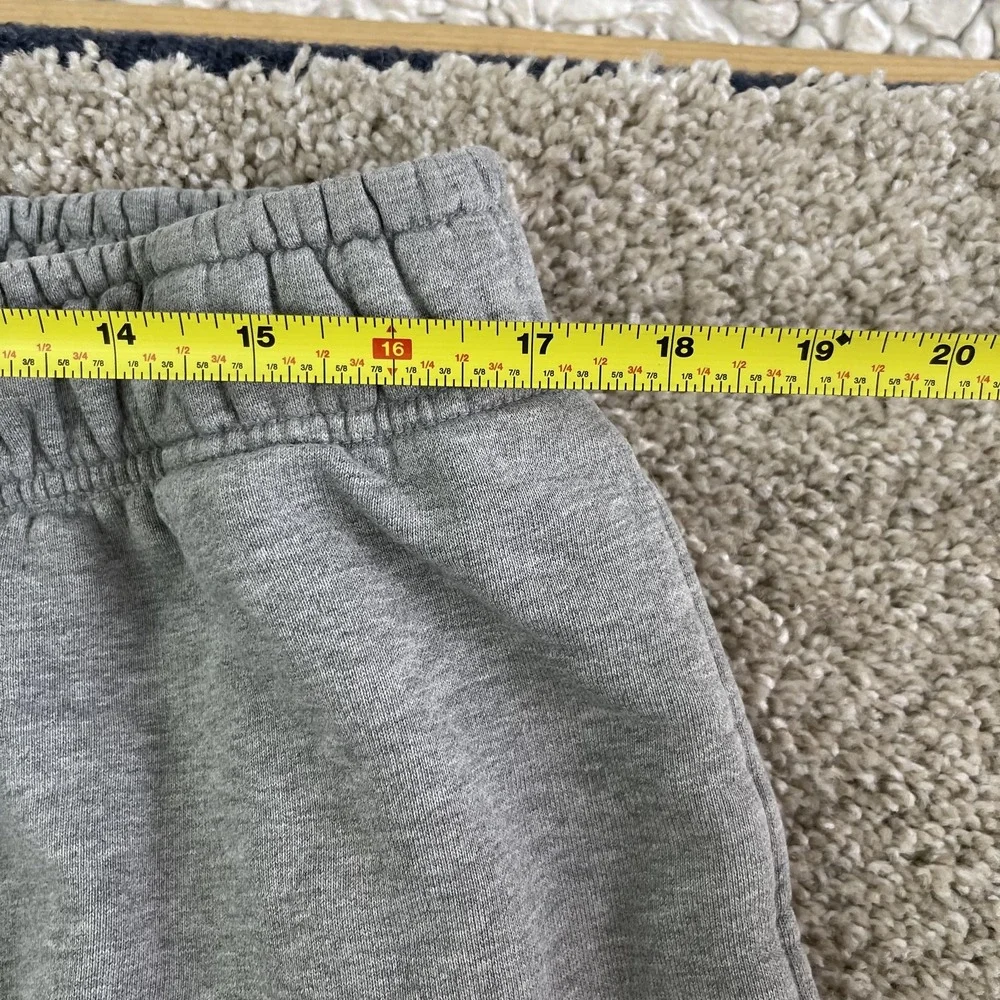 Y2K Nike Sportswear Sweatpants Mens 3XL Gray French Terry Elastic Waist Pockets